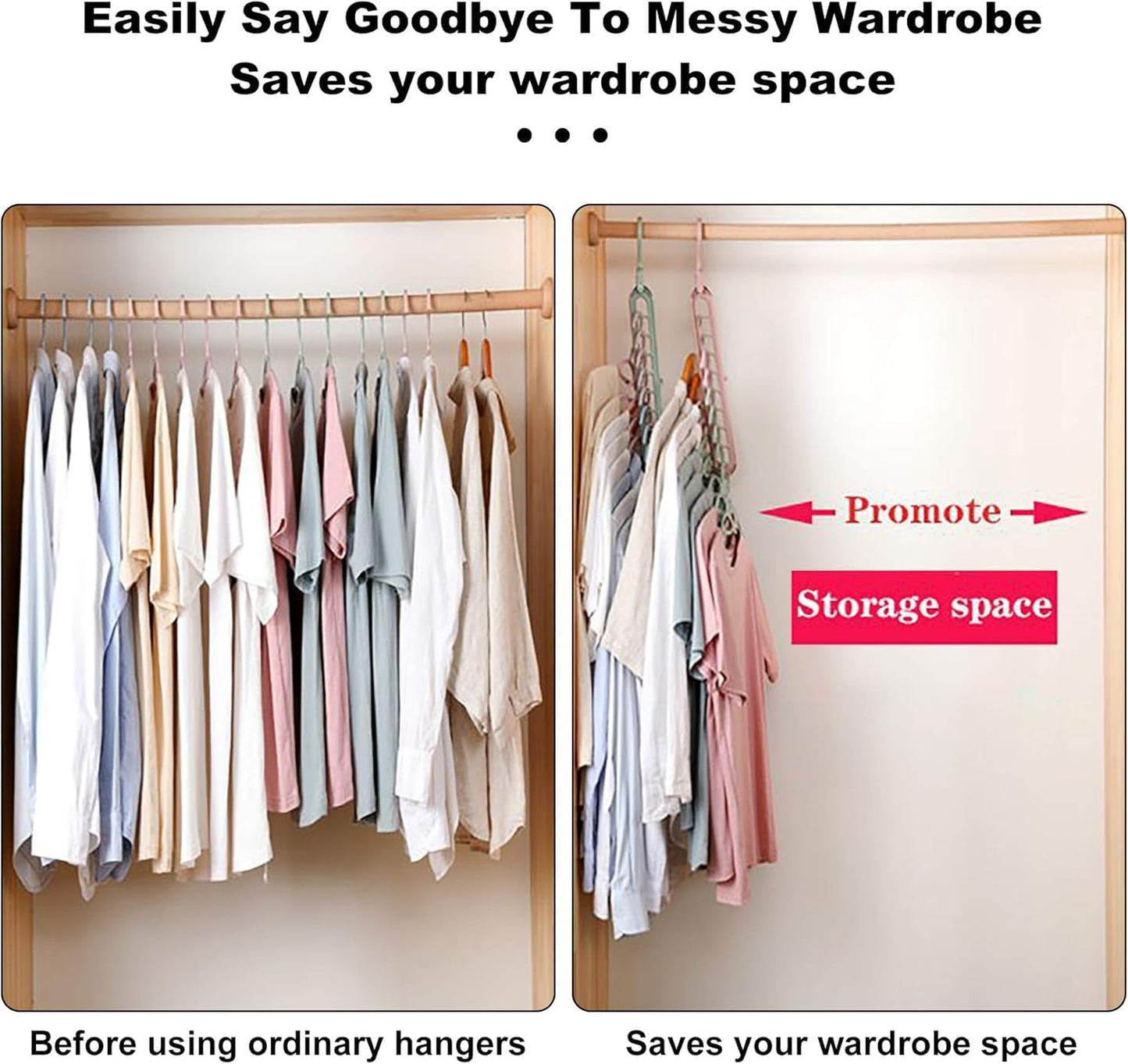 9-in-1 Space-Saving Closet Hanger