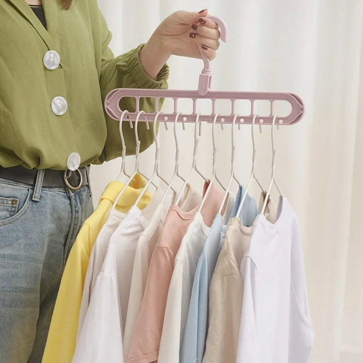 9-in-1 Space-Saving Closet Hanger